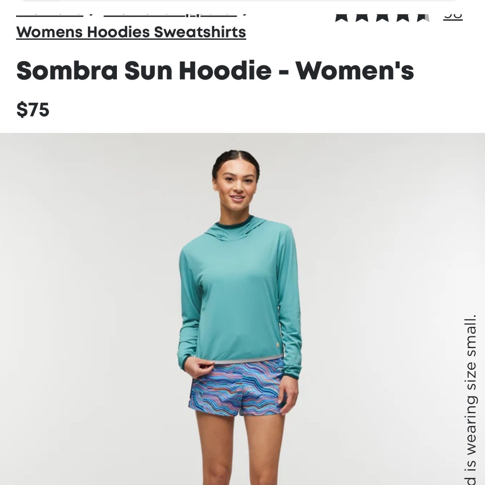 Cotopaxi sombra sun hoodie
